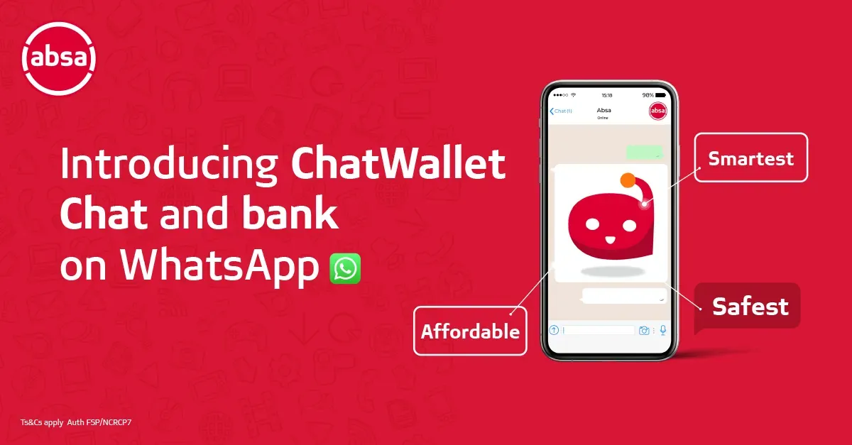 Absa introduces ChatWallet for WhatsApp Banking in South Africa