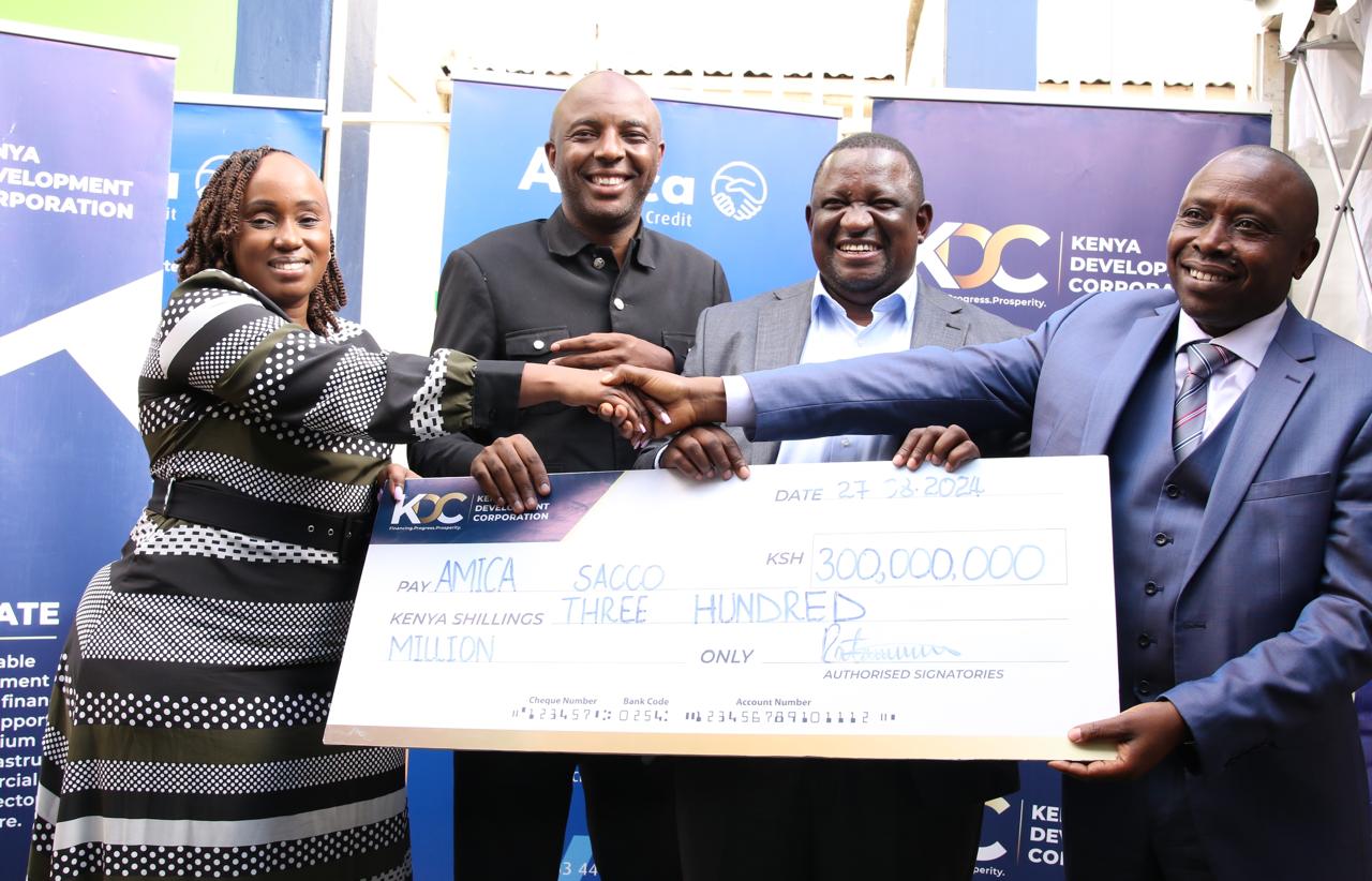 KDC Extends Sh300 Million Credit Facility to Amica Sacco: Boosting Local Business Growth